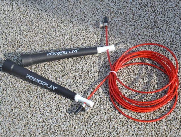 Скакалка швидкісна PowerPlay 4202 Ultra Speed Rope Червона (2