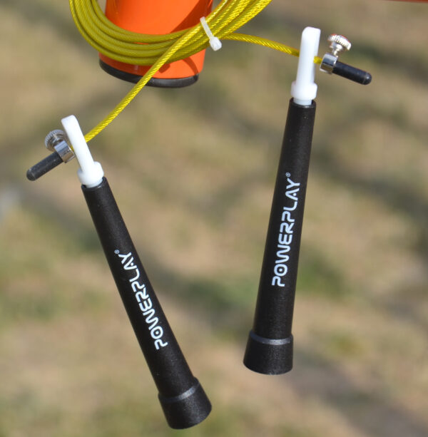 Скакалка швидкісна PowerPlay 4202 Ultra Speed Rope Жовта (2