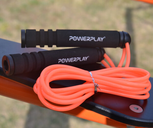 Скакалка PowerPlay 4205 Classic Plus Jump Rope Помаранчева (2