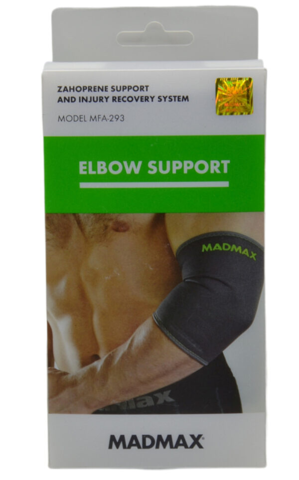 Налокітник MadMax MFA-293 Zahoprene Elbow Support Dark Grey/Green (1шт.) L