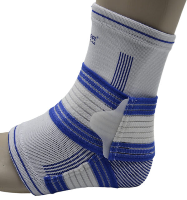 Бандаж на гомілкостоп Power System PS-6009 Ankle Support Pro Blue/White L/XL (1шт.)