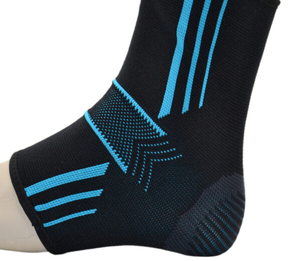 Бандажі на гомілкостоп Power System PS-6022 Ankle Support Evo Black/Blue M (пара)