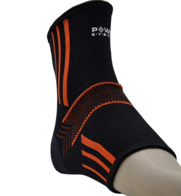 Бандажі на гомілкостоп Power System PS-6022 Ankle Support Evo Black/Orange XL (пара)