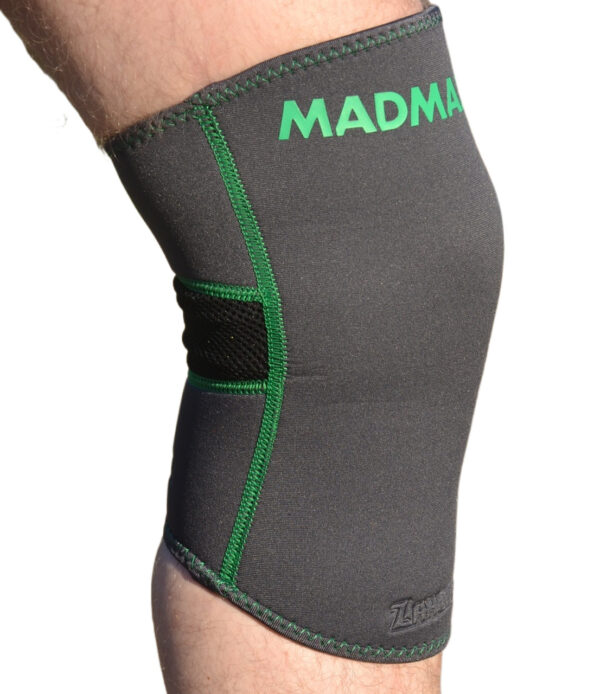 Наколінник MadMax MFA-294 Zahoprene Knee Support Dark Grey/Green (1шт.) XL