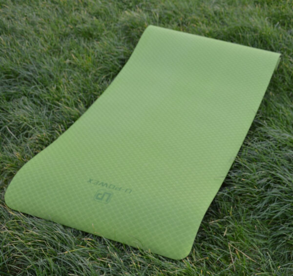 Килимок для йоги та фітнесу U-POWEX TPE Yoga mat Green/Black (183х61х0.6)