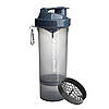 Шейкер спортивний SmartShake Slim 500ml Gray