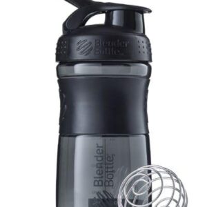 Шейкер спортивний (пляшка) BlenderBottle SportMixer Flip 20oz/590ml Black