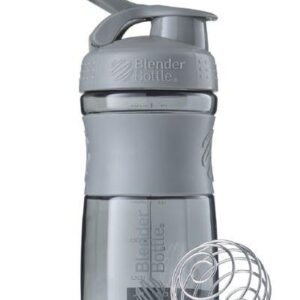 Шейкер спортивний (пляшка) BlenderBottle SportMixer Flip 20oz/590ml Grey