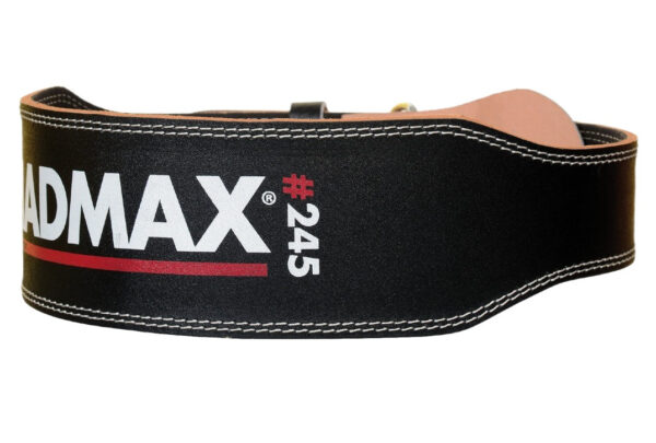 Пояс для важкої атлетики MadMax MFB-245 Full leather шкіряний Black M