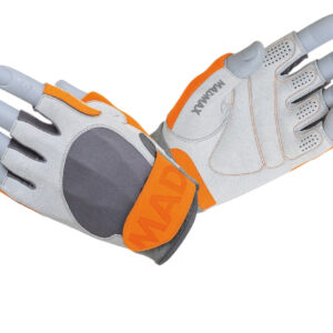 Рукавички для фітнесу MadMax MFG-850 Crazy Grey/Orange M