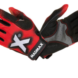 Рукавички для фітнесу MadMax MXG-101 X Gloves Black/Grey/Red L