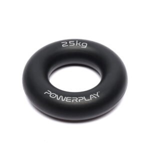 Еспандер кистьовий силіконовий PowerPlay PP-4324 Hand Grip Ring Hard 25 кг. Чорний