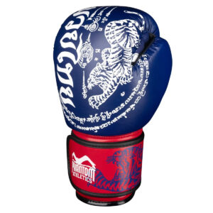 Боксерські рукавиці Phantom Muay Thai Blue 16 унцій (бинти в подарунок)