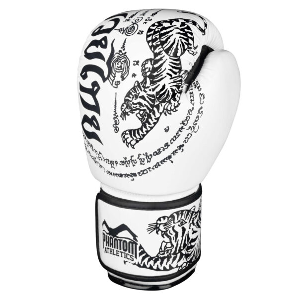 Боксерські рукавиці Phantom Muay Thai White 14 унцій (бинти в подарунок)