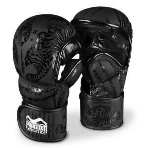 Рукавиці для ММА Phantom Muay Thai Black L/XL (капа в подарунок)