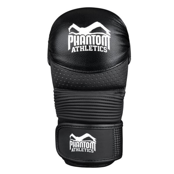 Рукавиці для ММА Phantom RIOT Pro Black S/M (капа в подарунок)