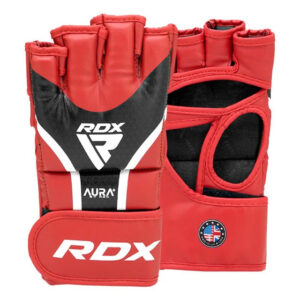 Рукавиці для ММА RDX AURA PLUS T-17 Red/Black S (капа у комплекті)