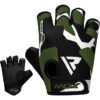 Рукавички для фітнесу RDX F6 Sumblimation Black/Green S