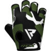 Рукавички для фітнесу RDX F6 Sumblimation Black/Green S