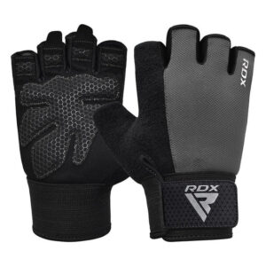 Рукавички для фітнесу RDX W1 Half Gray Plus S