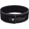 Пояс для важкої атлетики RDX 4 Pro Liver Buckle шкіряний Black Plus M