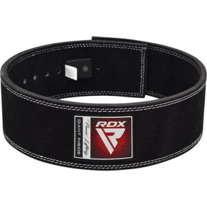 Пояс для важкої атлетики RDX 4 Pro Liver Buckle шкіряний Black Plus M