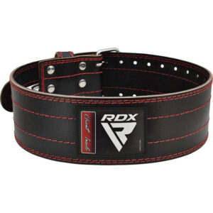 Пояс для пауерліфтингу RDX RD1 шкіряний Red M