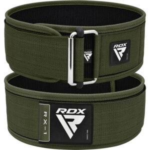 Пояс для важкої атлетики RDX RX1 Weight Lifting Belt Army Green S