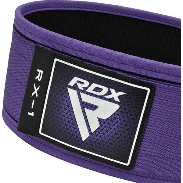 Пояс для важкої атлетики RDX RX1 Weight Lifting Belt Purple XS