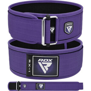 Пояс для важкої атлетики RDX RX1 Weight Lifting Belt Purple XS