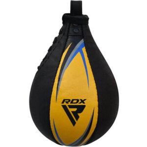 Пневмогруша боксерська RDX 2Y Boxing Speed Ball Leather Multi Yellow/Blue