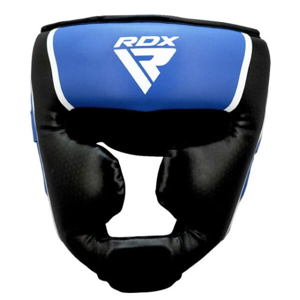 Боксерський шолом RDX AURA PLUS T-17 Blue/Black S (капа у комплекті)