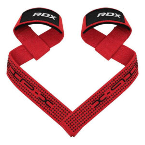 Лямки для тяги RDX S4 Gym Cotton Gel Straps Red Plus