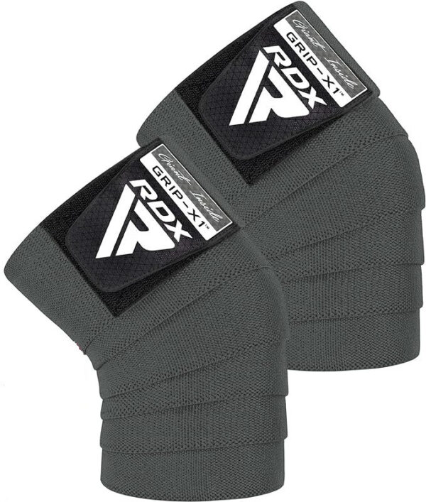 Бинти на коліна RDX K1 GYM Knee Wraps Grey