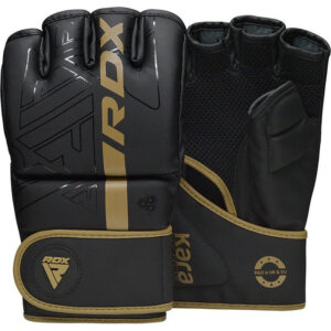 Рукавиці для ММА RDX F6 KARA Matte Golden XL (капа у комплекті)