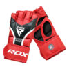 Рукавиці для ММА RDX AURA PLUS T-17 Red/Black L (капа у комплекті)