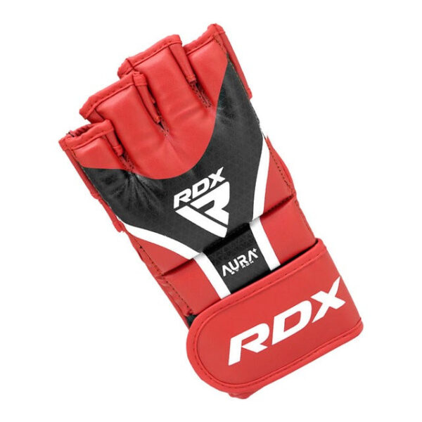 Рукавиці для ММА RDX AURA PLUS T-17 Red/Black M (капа у комплекті)