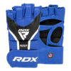 Рукавиці для ММА RDX AURA PLUS T-17 Blue/Black L (капа у комплекті)