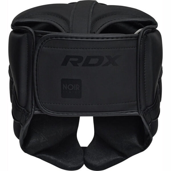 Боксерський шолом RDX T15 Noir Cheek Protector Matte Black  XL (капа у комплекті)