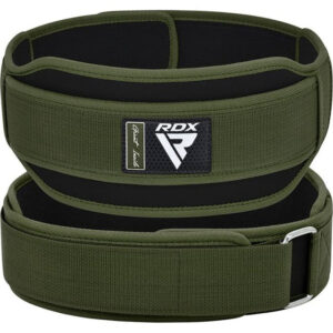 Пояс для важкої атлетики RDX RX5 Double Belt неопреновий Army Green L