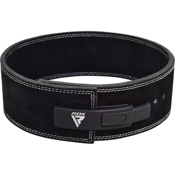 Пояс для важкої атлетики RDX 4 Pro Liver Buckle шкіряний Black Plus L