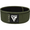 Пояс для важкої атлетики RDX RX1 Weight Lifting Belt Army Green L