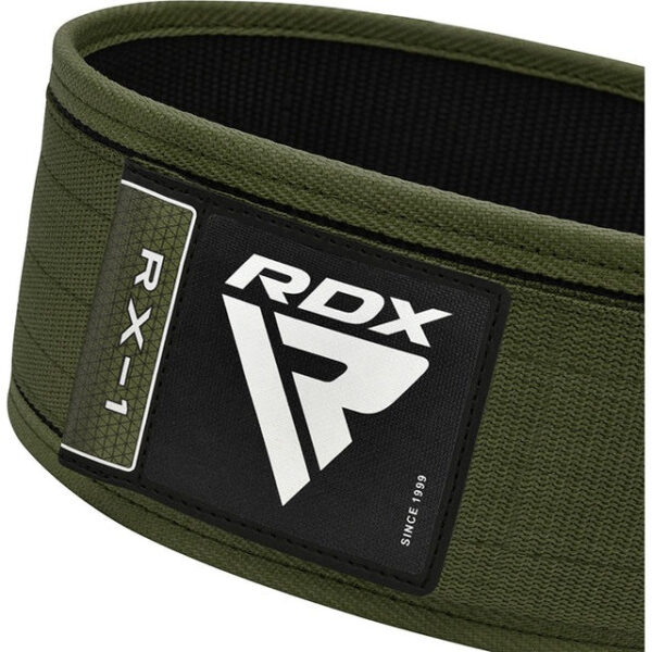 Пояс для важкої атлетики RDX RX1 Weight Lifting Belt Army Green L