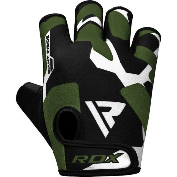 Рукавички для фітнесу RDX F6 Sumblimation Black/Green M