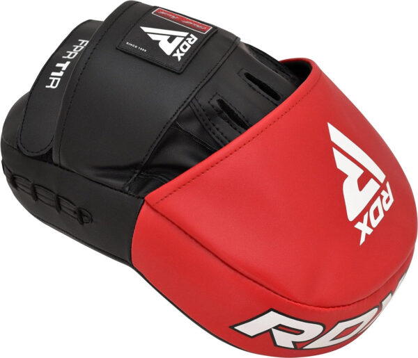 Лапи боксерські RDX T1 Curved Red/Black