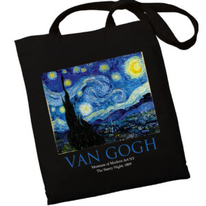 Екошопер BookOpt ВК4062 VAN GOGH «Зоряна ніч» Чорний