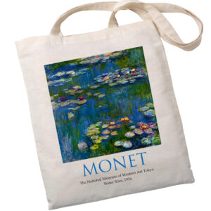 Екошопер BookOpt ВК4063 MONET «Водяні лілії» бежевий