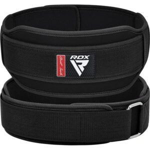 Пояс для важкої атлетики RDX RX5 Double Belt неопреновий Black M