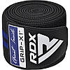 Бинти на коліна RDX GYM KNEE WRAP R11 BLACK/BLUE