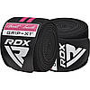 Бинти на коліна RDX GYM KNEE WRAP R11 BLACK/PINK